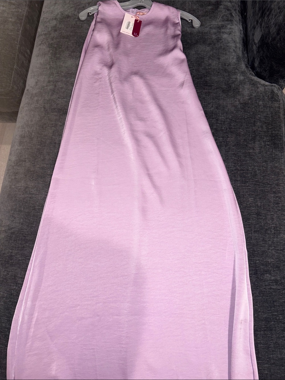 Sleeveless Lavender Maxi Skirt with Tag - Unbranded